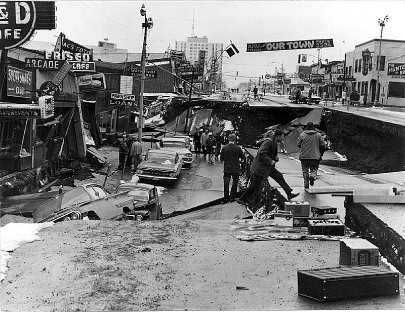 Figura 3 – Danni causati dal terremoto di Prince William Sound (Alaska) del 28 marzo 1964