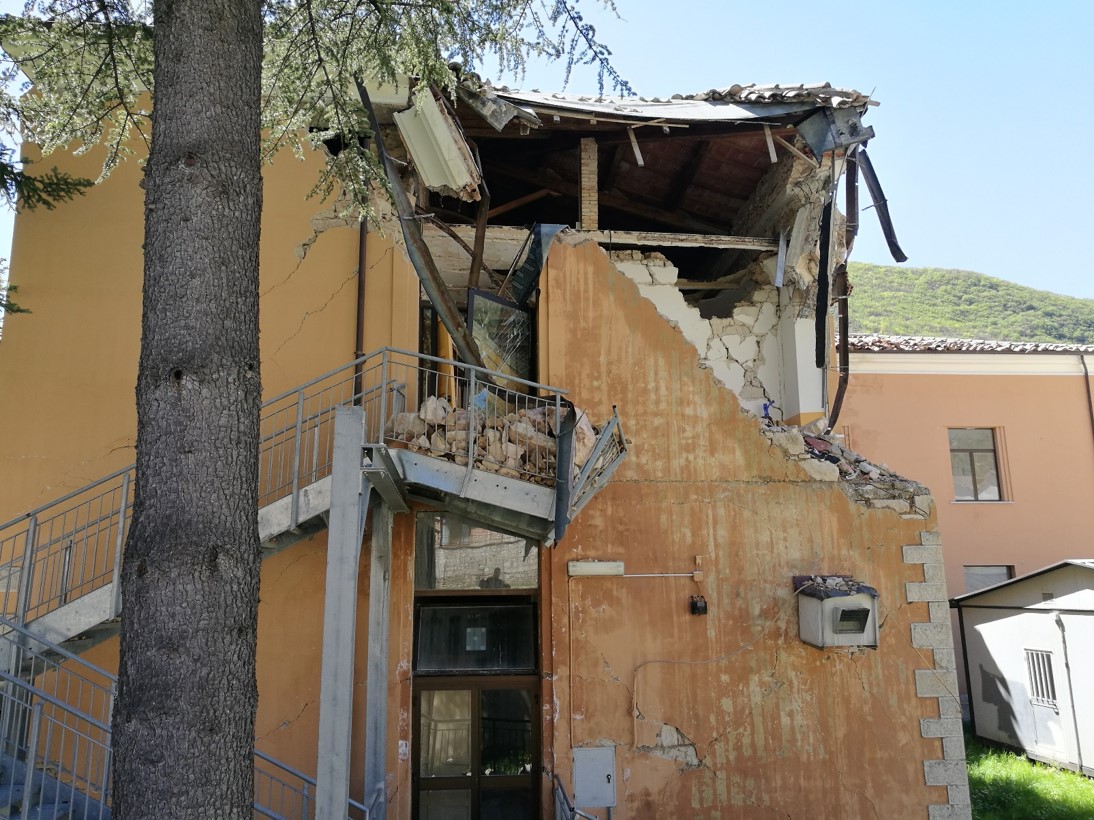 Edificio scolastico di Visso-Terremoto umbria