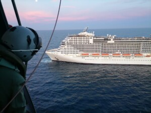 Intervento su nave da crociera