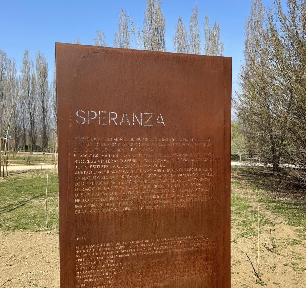 Bosco della Memoria - Giornata della Memoria per le vittime del coronavirus