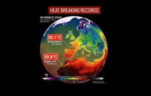 caldo record marocco francia marzo 2023