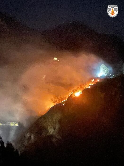 incendio piemonte valle d'aosta
