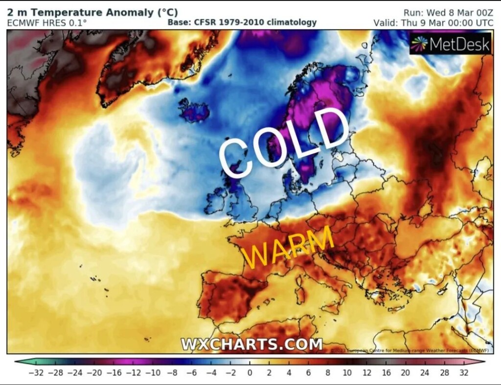 ondata freddo nord europa