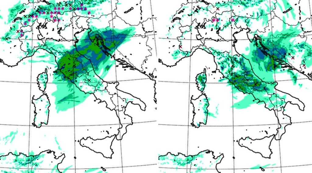 previsioni meteo piogge italia lunedì 20 marzo 2023