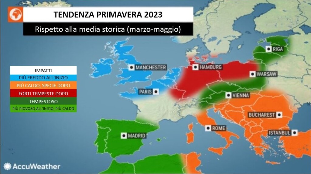 previsioni meteo primavera accuweather