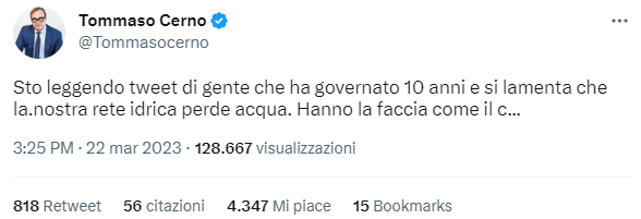 siccità tommaso cerno