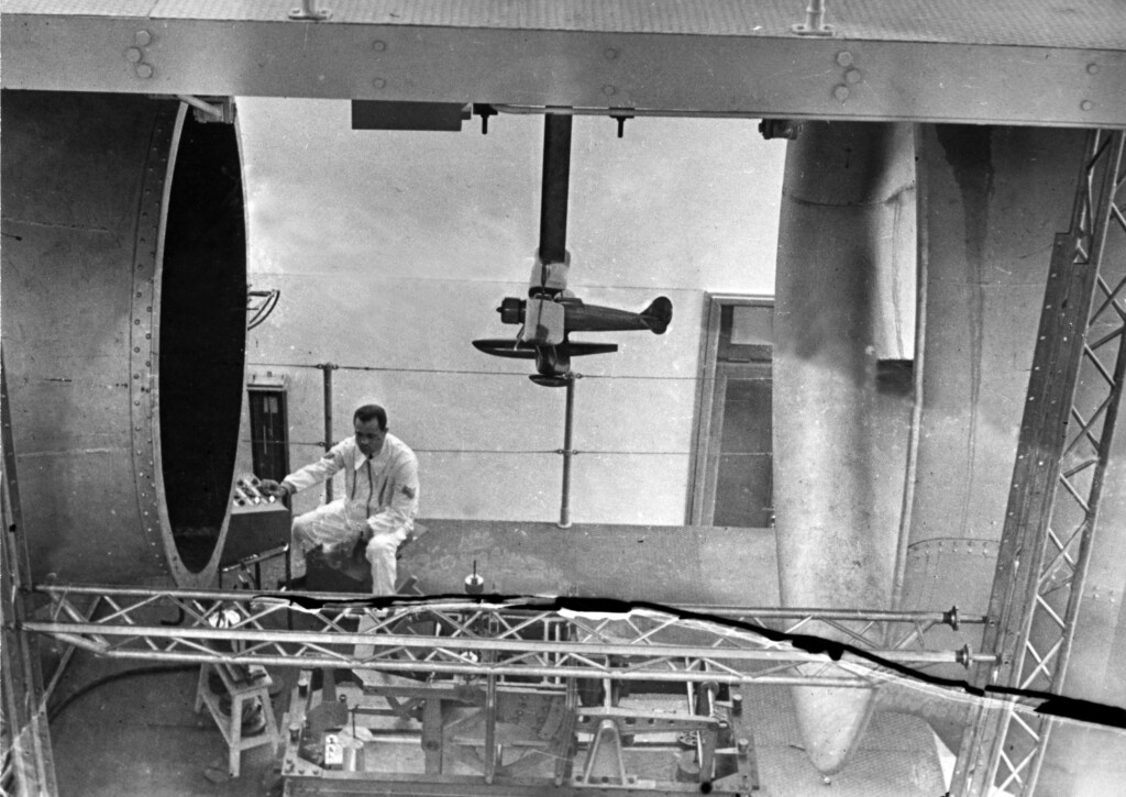 AEROPORTO MONTECELIO-Galleria del Vento - settembre 1936