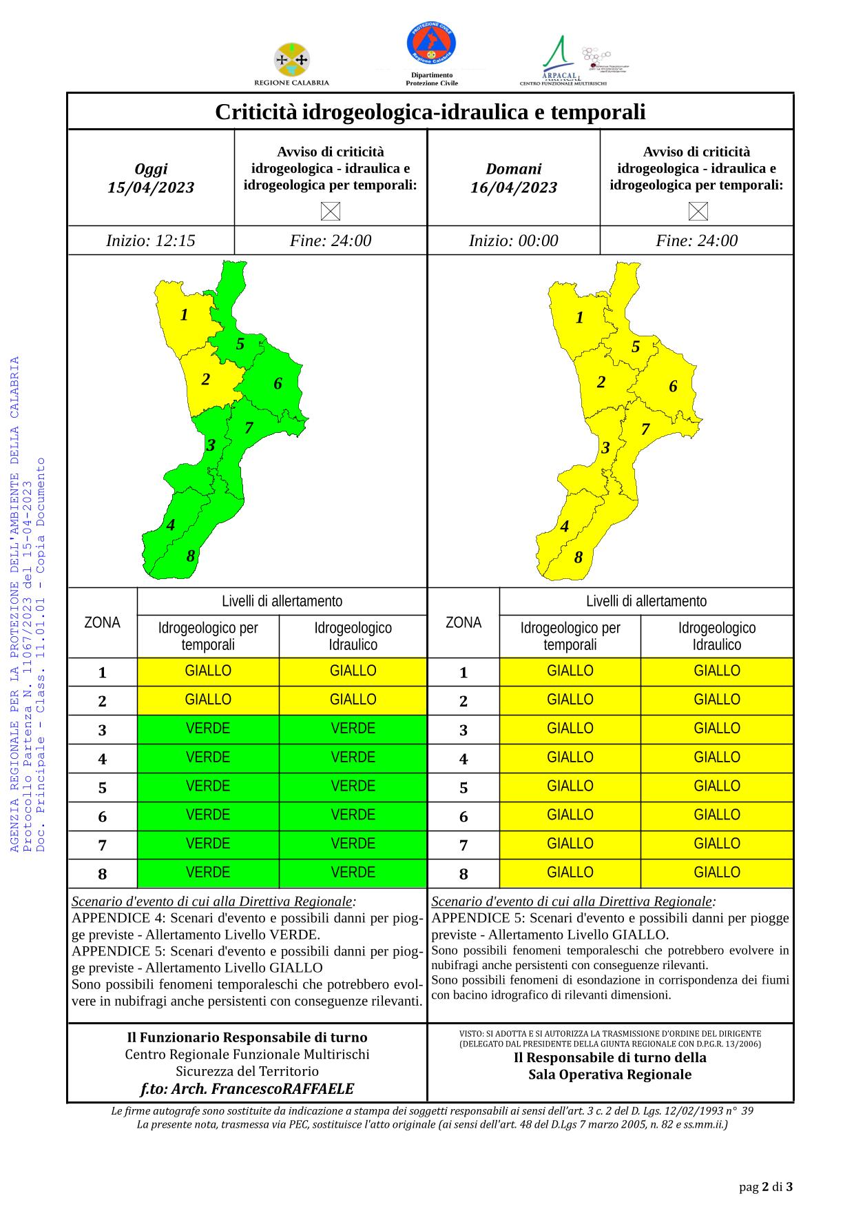 allerta meteo calabria