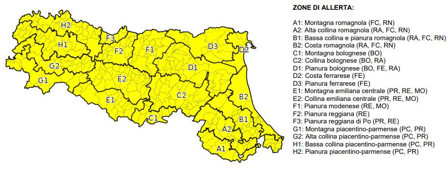 allerta meteo emilia romagna 13 aprile