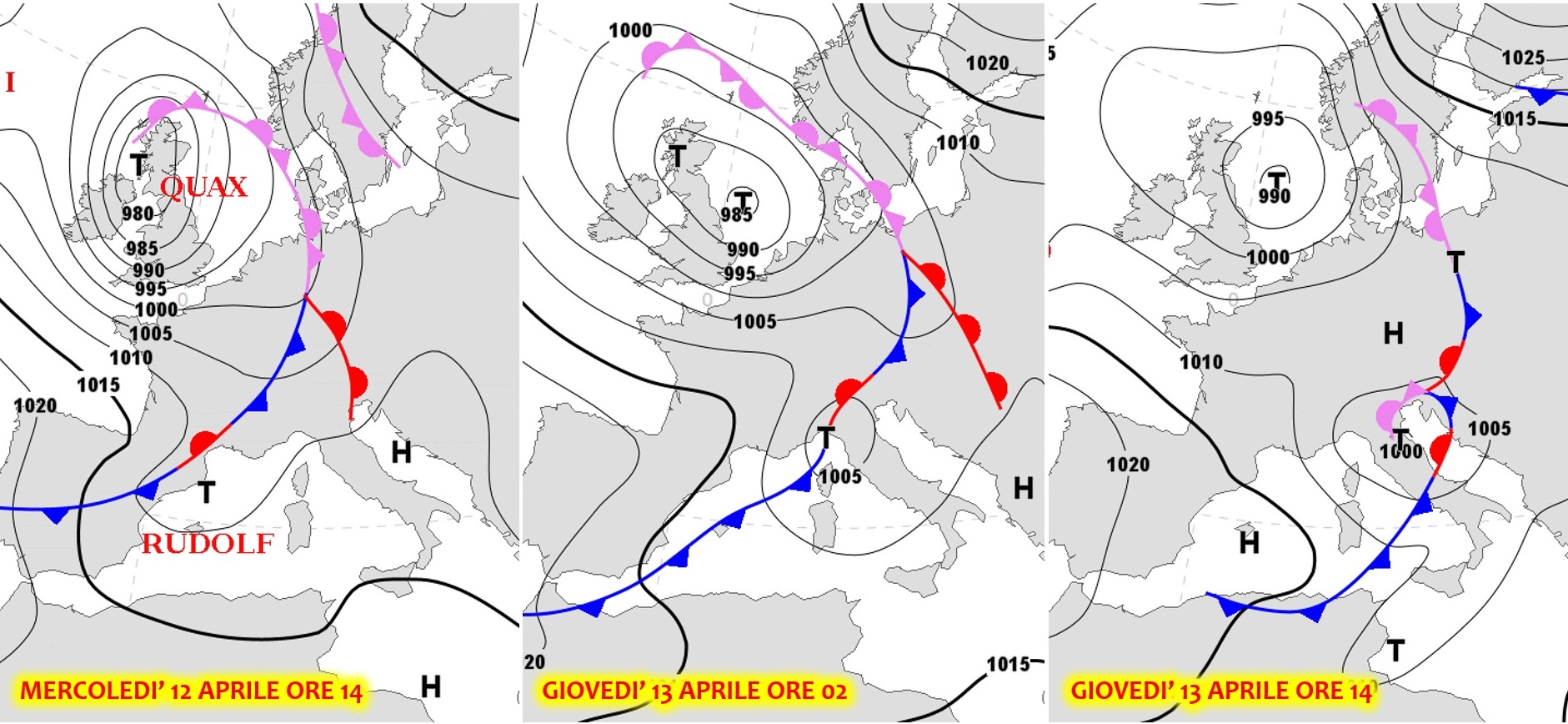 allerta meteo giovedì 13 aprile 2023