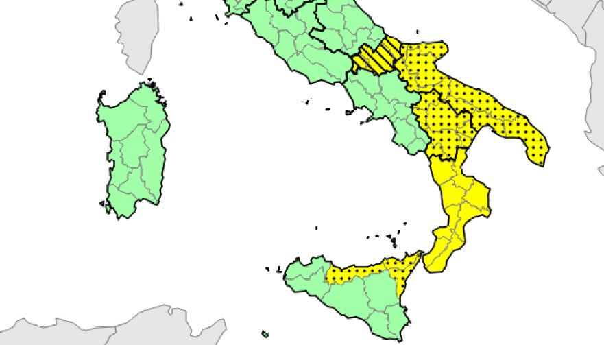 bollettino meteo protezione civile 10 aprile