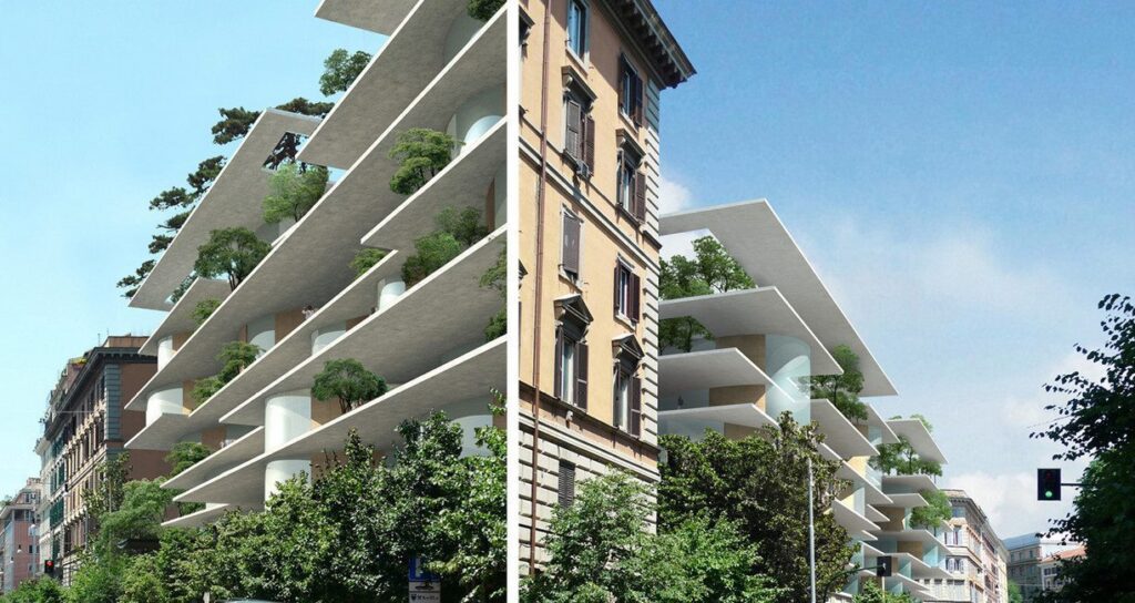 Nuovo Bosco verticale a Roma
