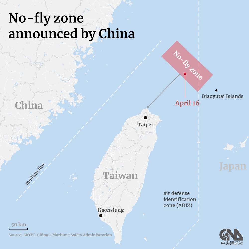 chiusura spazio aereo cina no fly zone