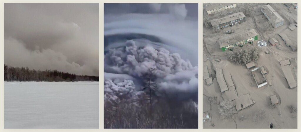 eruzione vulcano Shiveluch russia 11 aprile