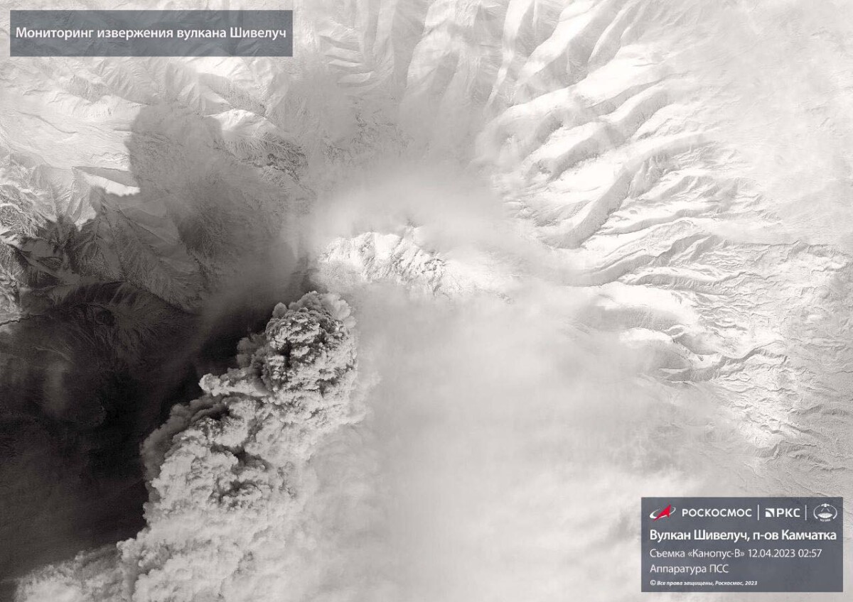 eruzione vulcano russia