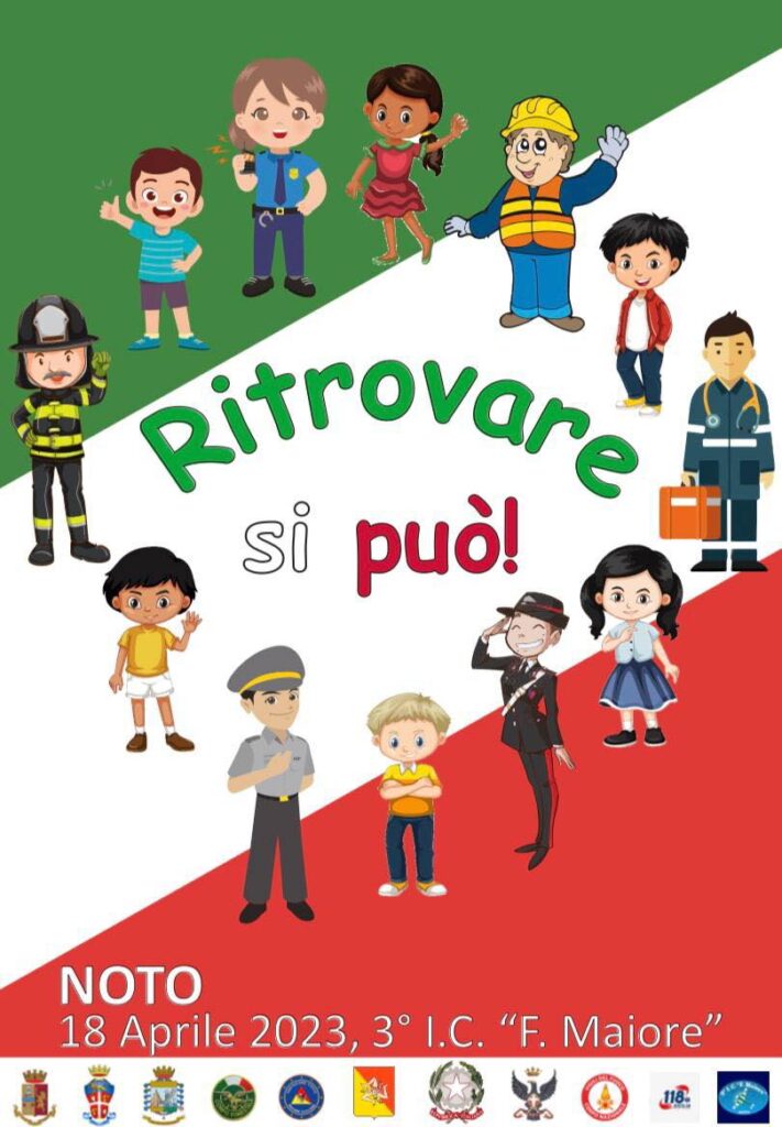 locandina "Ritrovare si può" - Esercitazione Protezione Civile