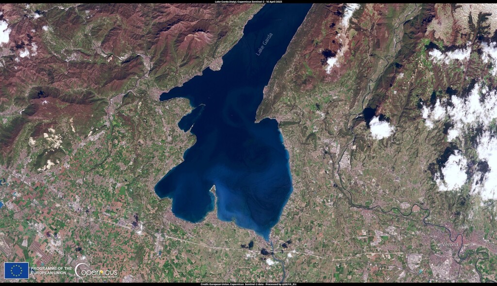 lago di garda spazio copernicus