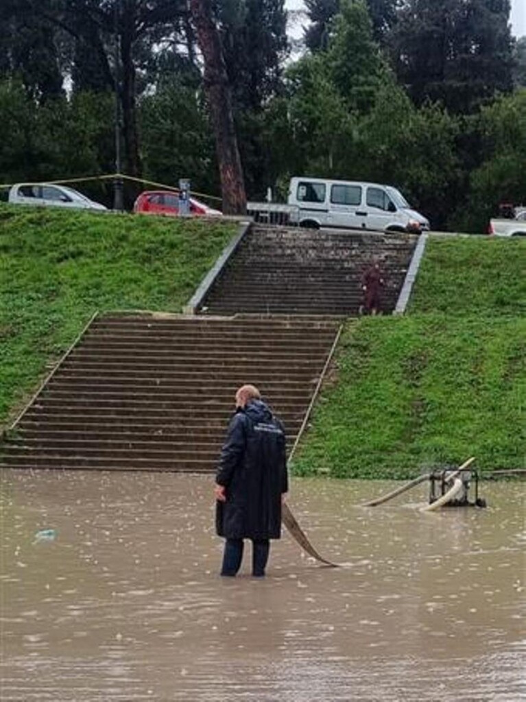 maltempo roma idrovore circo massimo