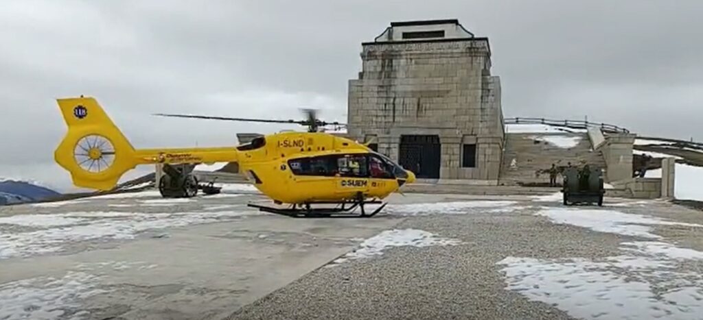 incidente sul ghiaccio del militare