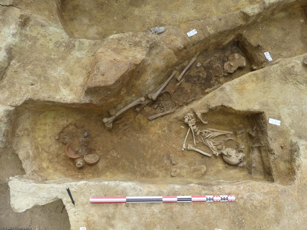 necropoli gallo-romana nel cuore di Parigi