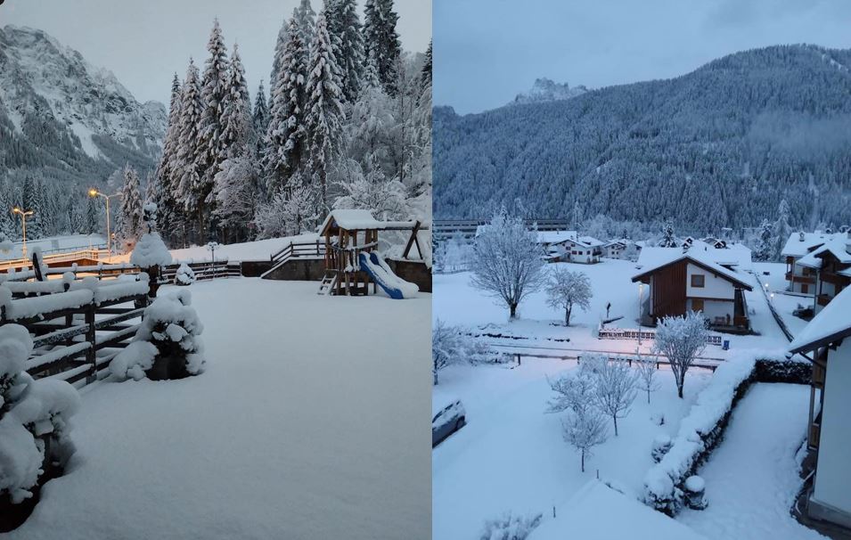 neve falcade veneto