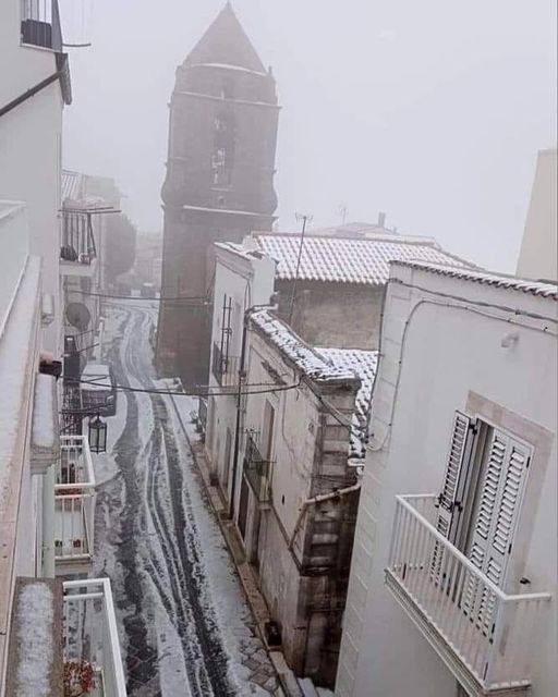 neve puglia monte sant'angelo
