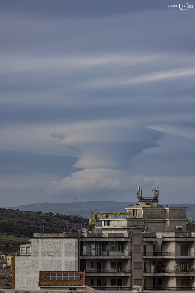 nube lenticolare etna