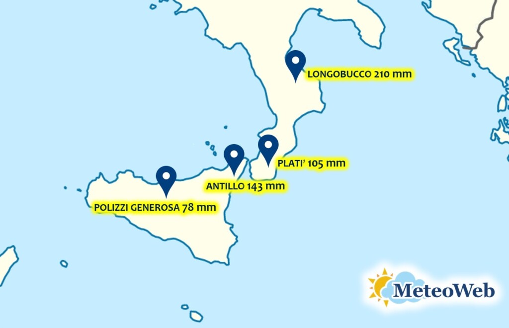piogge 2 4 aprile calabria sicilia