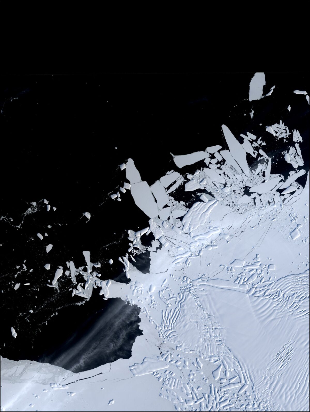 ritiro dei ghiacciai Antartide