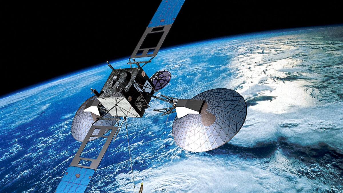 satellite africa spazio