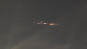 scie luminose crew dragon spacex