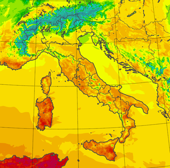 temperature massime 12 aprile 2023
