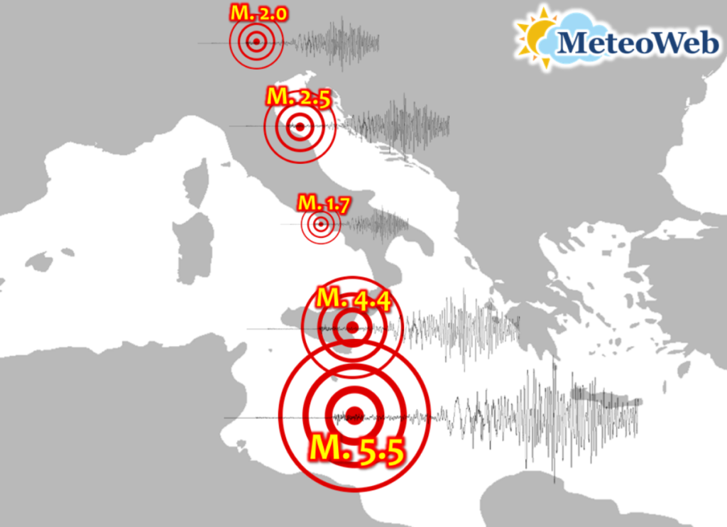 terremoti italia oggi