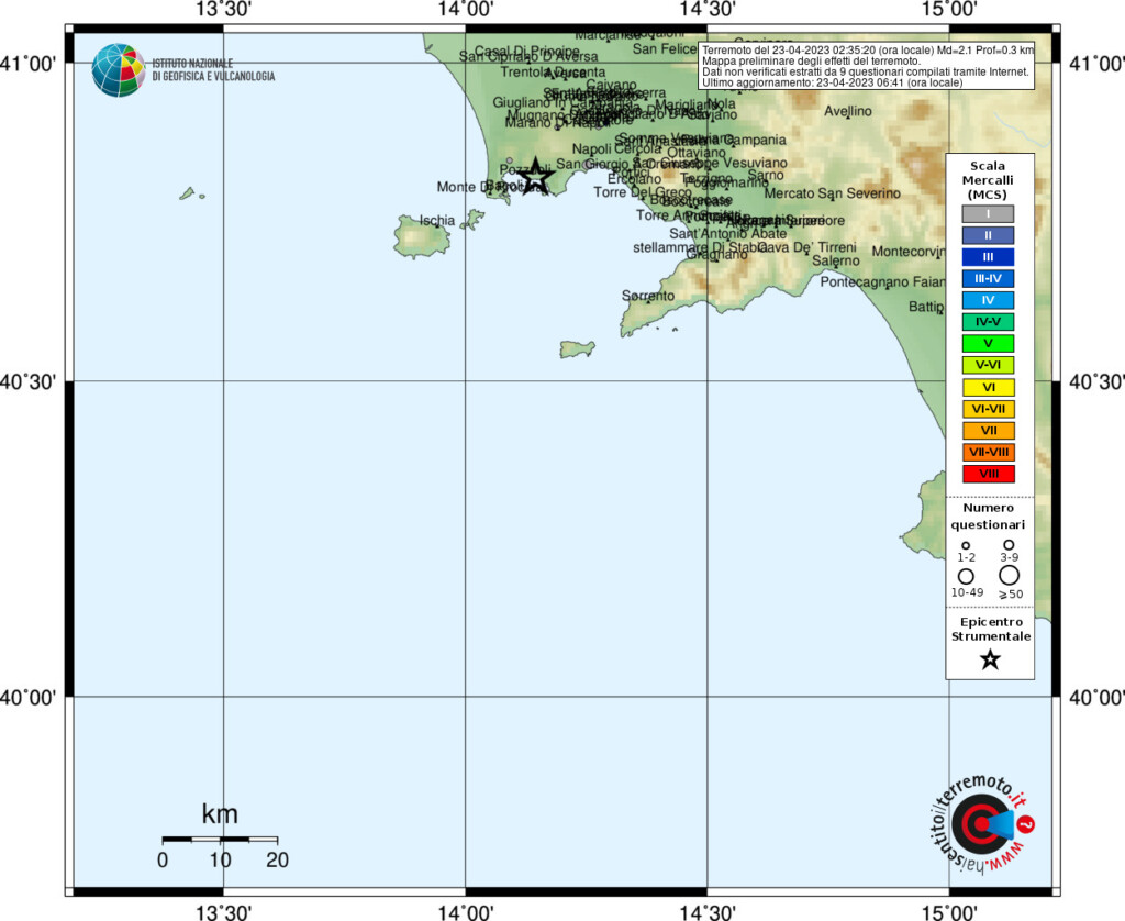 terremoto boato pozzuoli