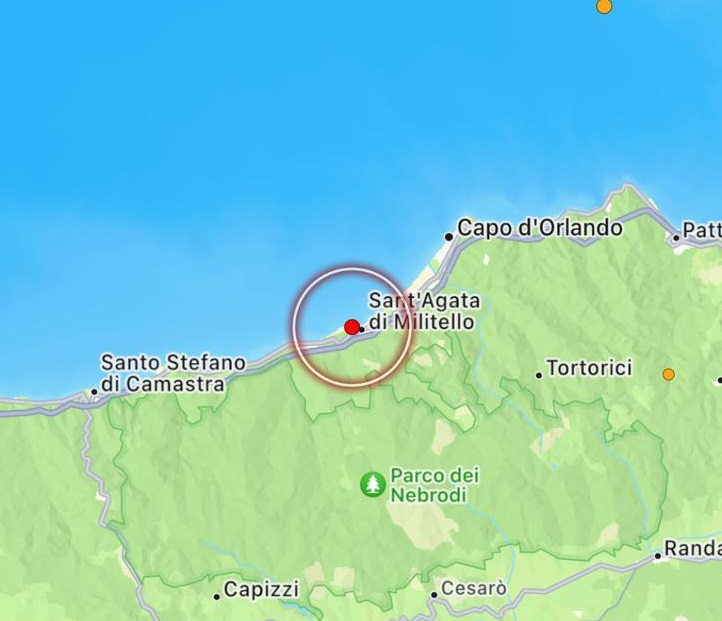 terremoto costa messinese sicilia (1)