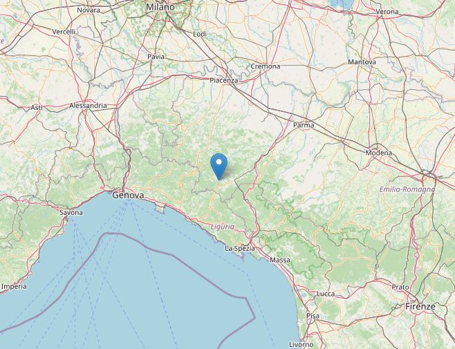 terremoto oggi Parma Compiano