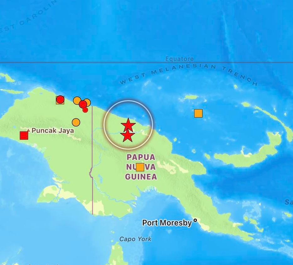terremoto papua nuova guinea