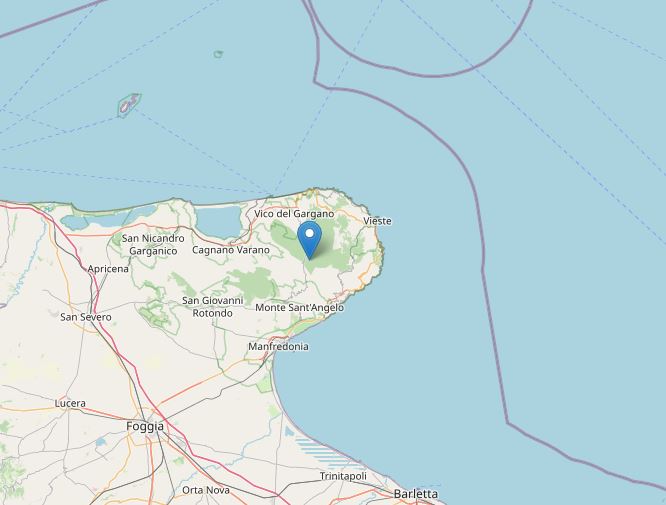 terremoto puglia foggia gargano 18 aprile