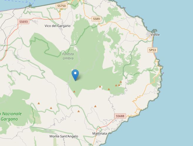 terremoto puglia foggia gargano 18 aprile