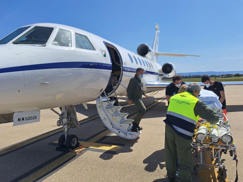 trasporto sanitario aeronautica militare