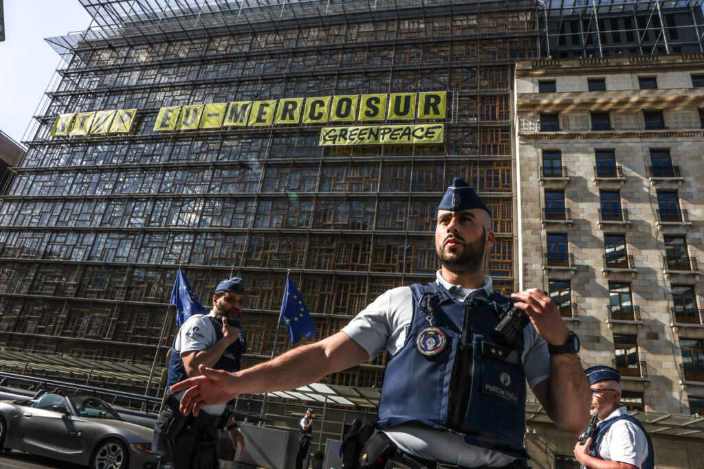 Stop EU-Mercosur Trade - Action in Brussels