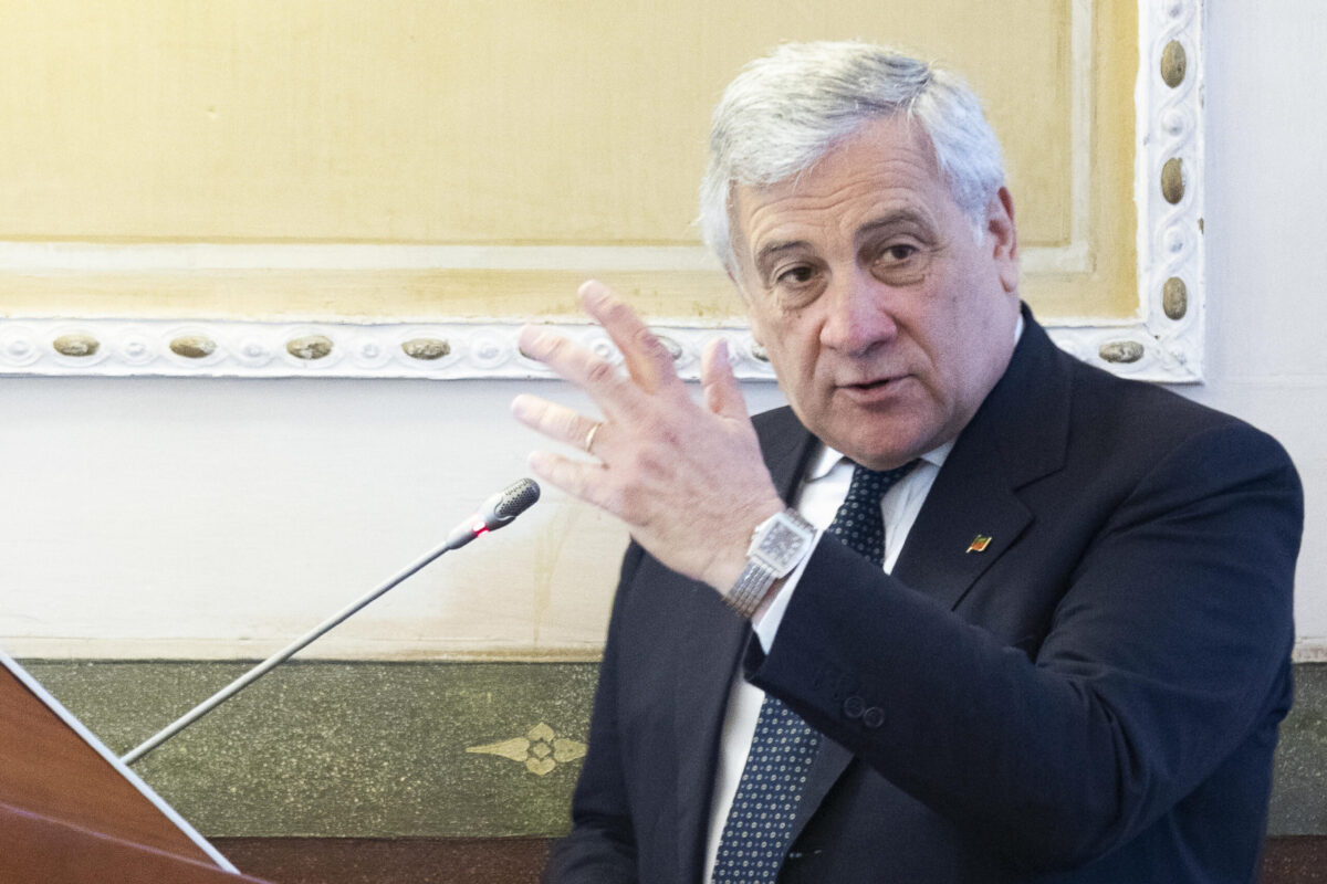 Ministro degli esteri Tajani