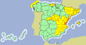 allerta meteo aemet spagna