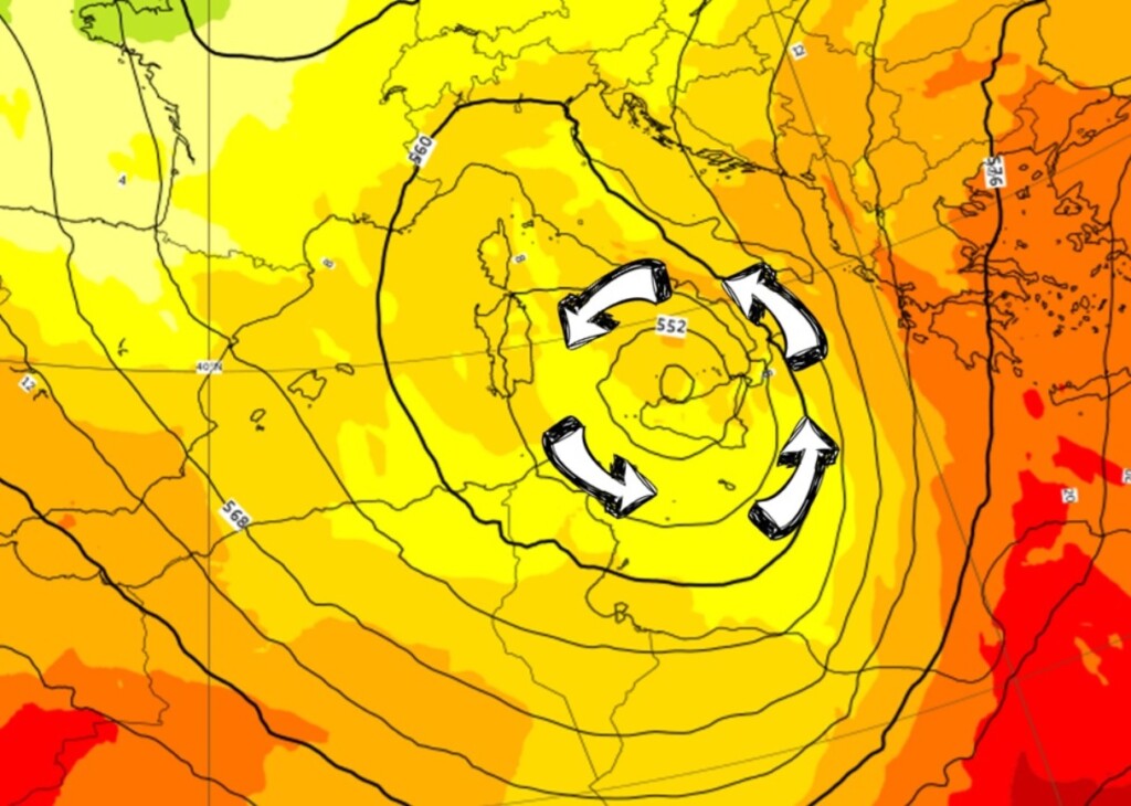allerta meteo ciclone afro mediterraneo