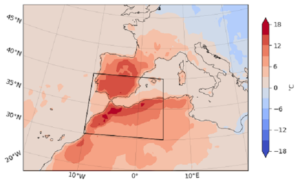 anomalia ondata caldo 26-28 aprile 2023