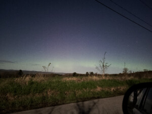 aurora new hampshire usa tempesta geomagnetica 6 maggio