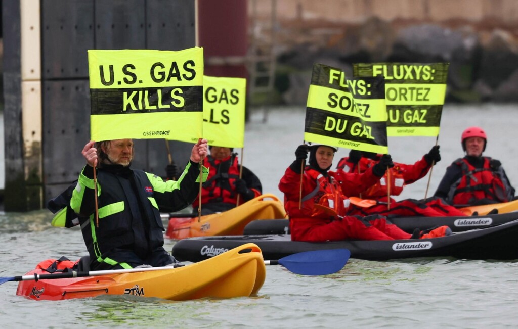 blitz greenpeace gnl belgio