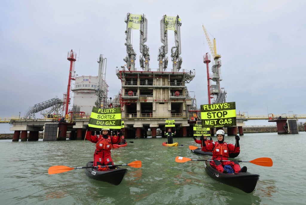 blitz greenpeace gnl belgio