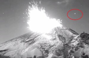 eruzione messico vulcano ufo