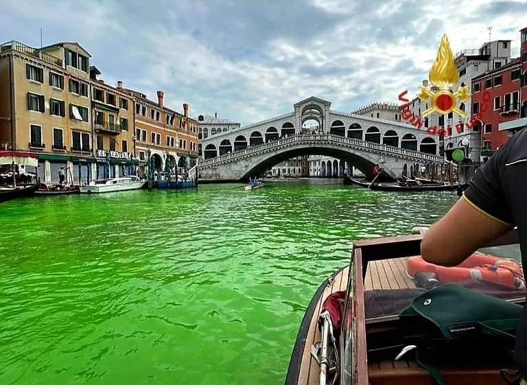 foto venezia laguna verde